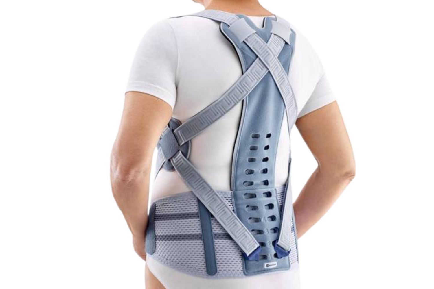 Woman wearing the Spinova Osteo Back Brace