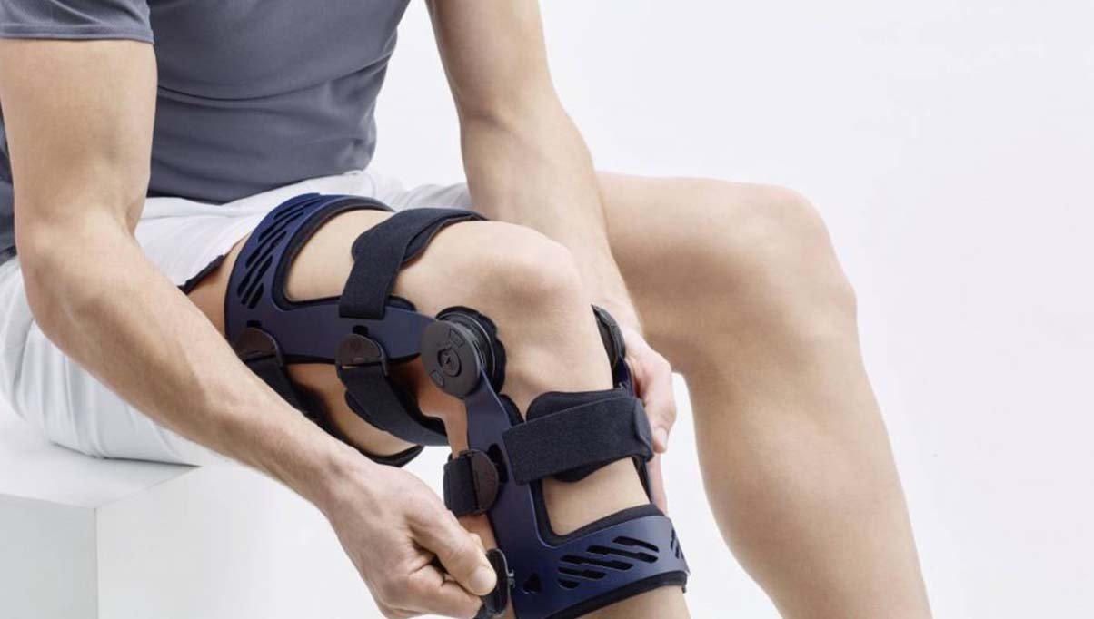hard frame knee brace orthosis