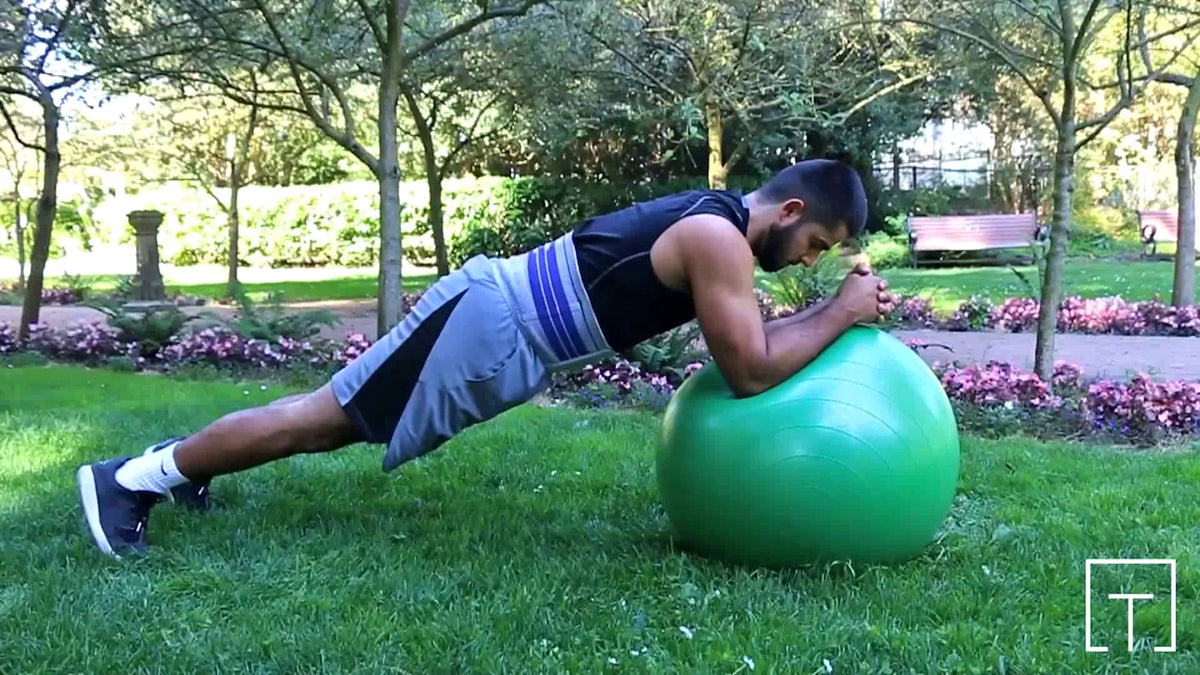 Stability Ball Planks Workout