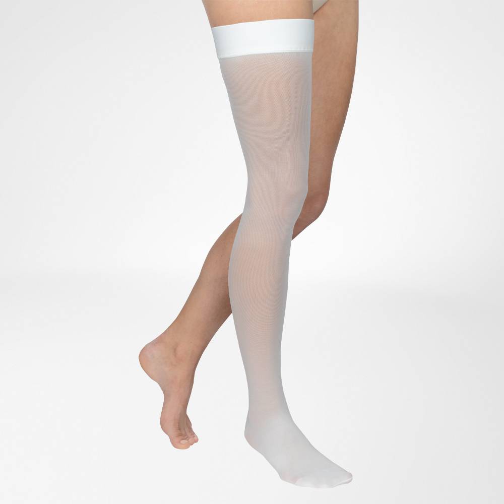 VenoTrain Ulcertec Compression Stockings, Knee or Thigh High, Moderate Beige - Bauerfeind New Zealand