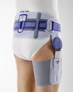Thigh brace with pelvic support